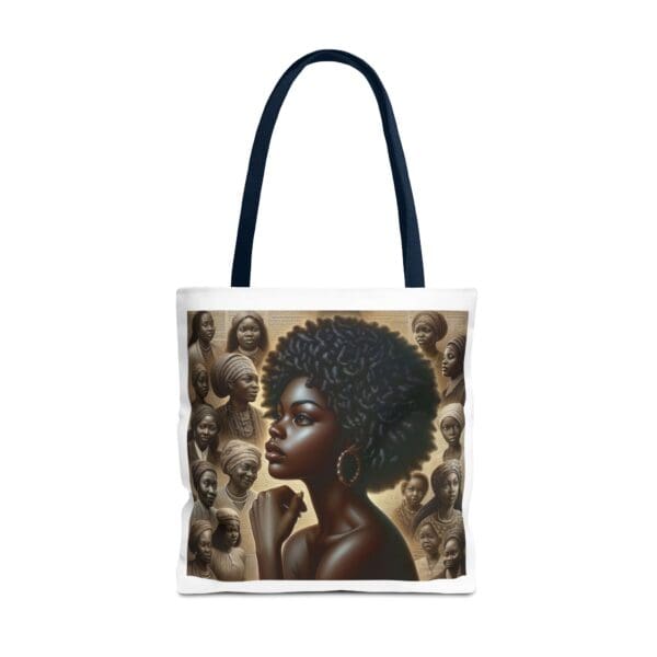 Tote Bag (AOP) "A gaze unbroken. A legacy unshaken." - Image 57