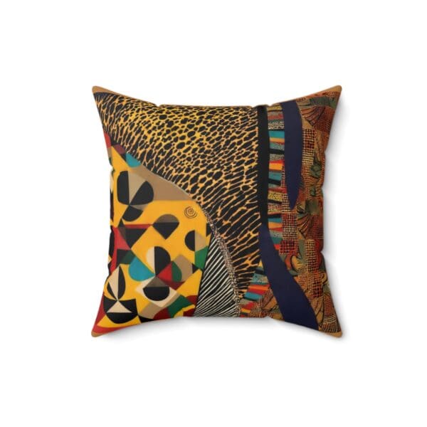 Vibrant Abstract Pillow – Bohemian Home Decor Accent Art for Your Space, Comfort for Your Soul." - Image 5
