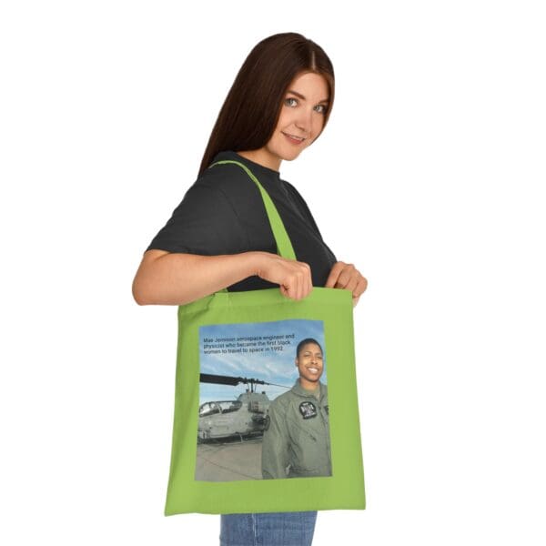 Cotton Canvas Tote Bag "Dream. Dare. Discover — Carry the Legacy of Mae Jemison" - Image 16