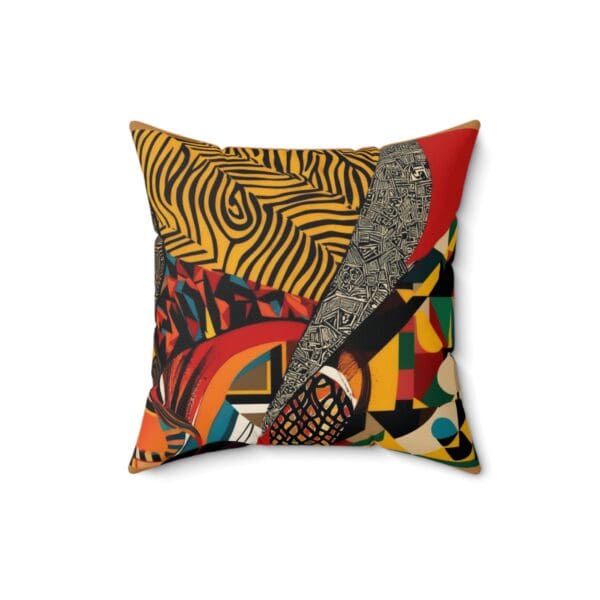 Vibrant Abstract Pillow – Bohemian Home Decor Accent Art for Your Space, Comfort for Your Soul." - Image 4