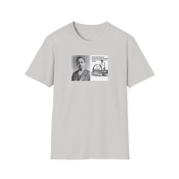 Unisex Softstyle T-Shirt "Benjamin Bradley: Steam Power, Genius, and Resilience." - Image 9