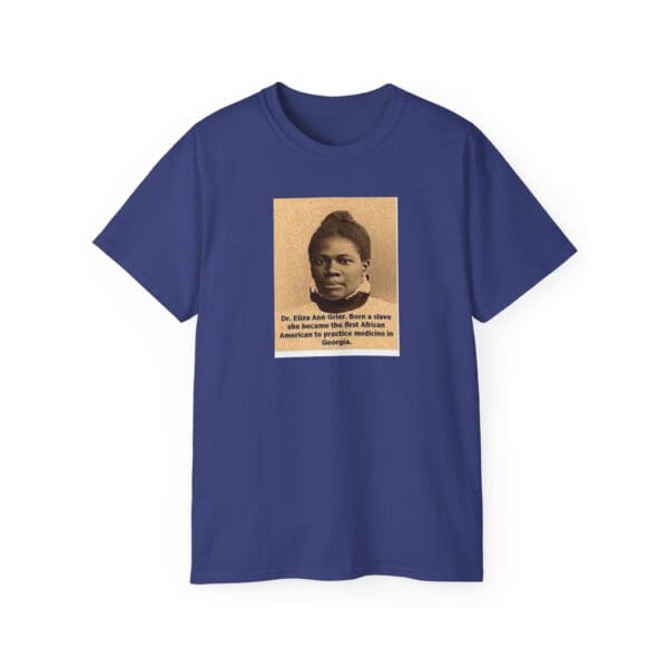 Unisex Ultra Cotton Tee "Dr. Eliza Ann Grier: From Cotton Fields to Medical Excellence." - Image 33