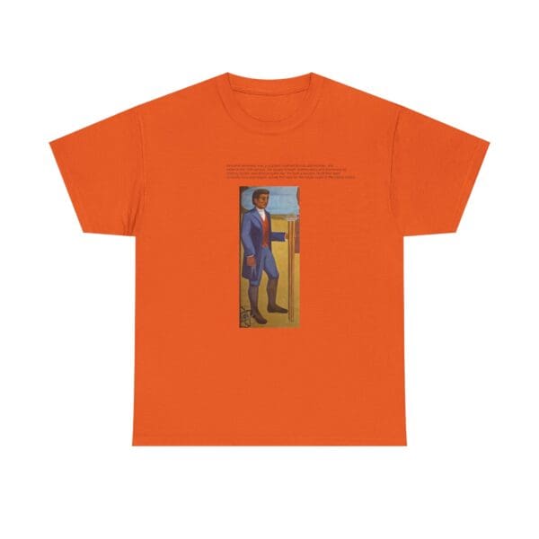 Unisex Heavy Cotton Tee "Benjamin Banneker: Mathematician, Astronomer, Trailblazer." - Image 17