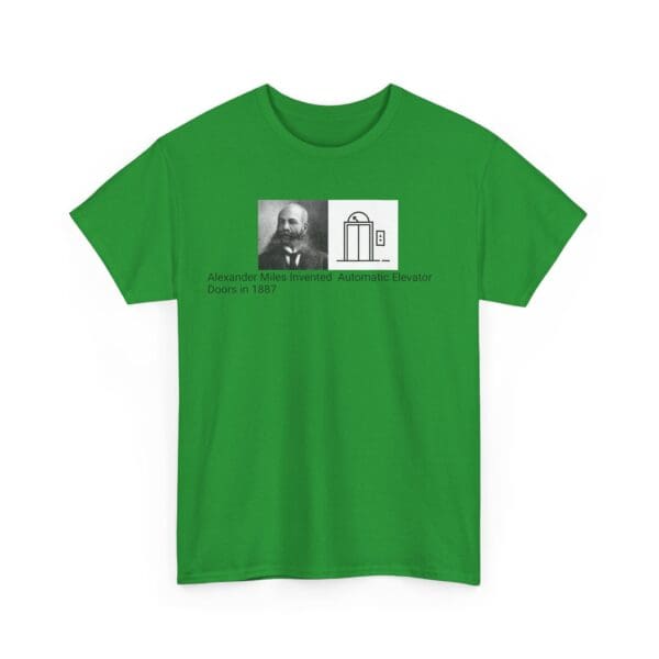 Unisex Heavy Cotton Tee "Alexander Miles: Elevating Innovation, One Step at a Time." - Image 46