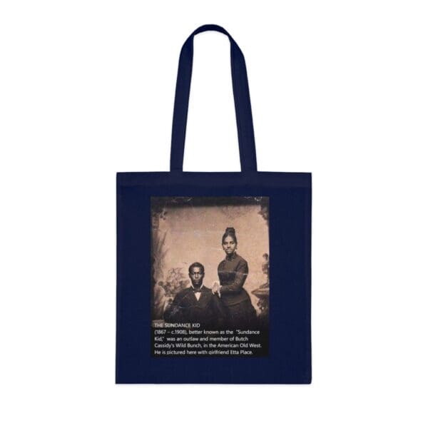 Cotton Canvas Tote Bag "Sundance Kid & Etta Place: Ride with Outlaw Legends!" - Image 16