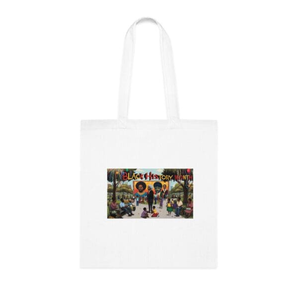 Organic Canvas Tote Bag "Where the Park Meets History: Play, Learn, Empower