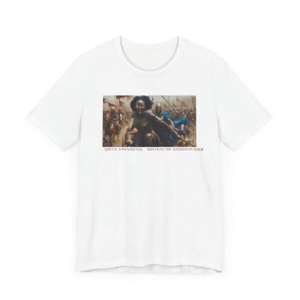 Unisex Jersey Short Sleeve Tee "Queen Amanirenas: The Warrior Who Defied Rome" - Image 3