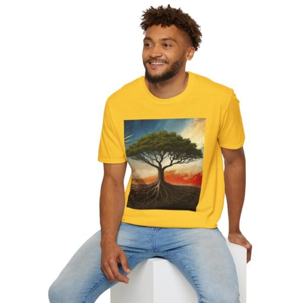 Unisex Softstyle T-Shirt with Inspirational Tree Design - Nature Lover Gift - Image 37