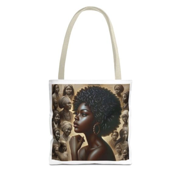Tote Bag (AOP) "A gaze unbroken. A legacy unshaken." - Image 37