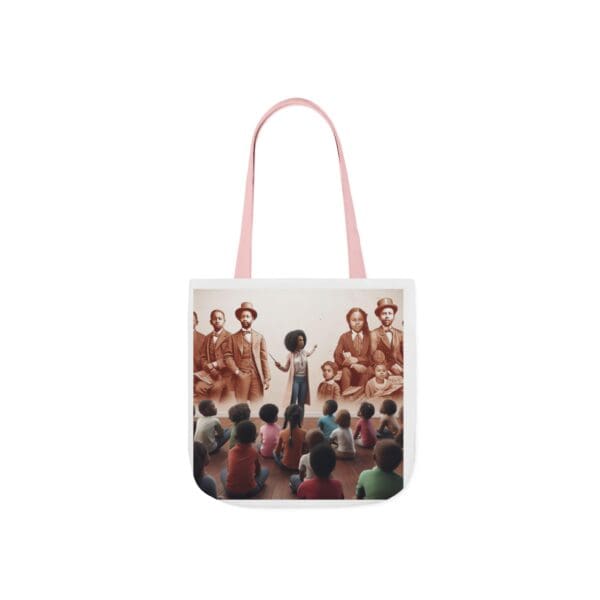 Natural Tote Bag "Pointed toward history, carried into the future." - Image 13