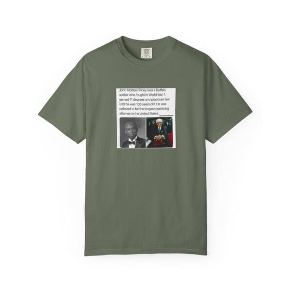 Unisex Garment-Dyed T-shirt "John Morton-Finney: Eleven Degrees, One Unbreakable Spirit." - Image 21
