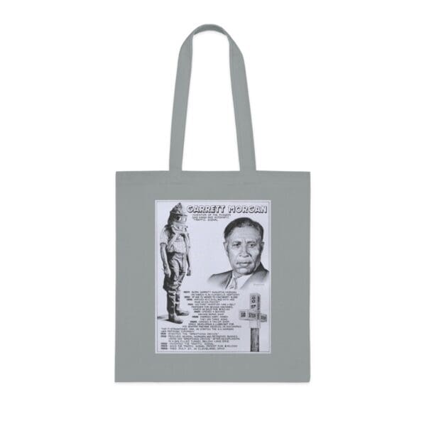 Cotton Canvas Tote Bag "Signal for Change – Carry Garrett Morgan’s Legacy" - Image 4
