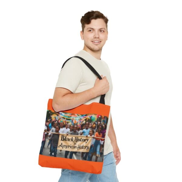 Tote Bag (AOP) “The Banner Speaks. Their Voices Rise.” - Image 11