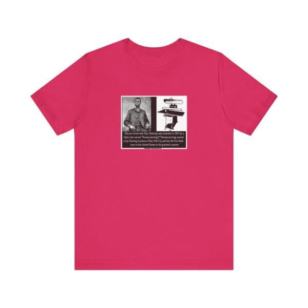 Unisex Jersey Short Sleeve Tee "Thomas L. Jennings: First Black Patent Holder, Forever a Trailblazer" - Image 37