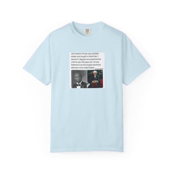Unisex Garment-Dyed T-shirt "John Morton-Finney: Eleven Degrees, One Unbreakable Spirit." - Image 29