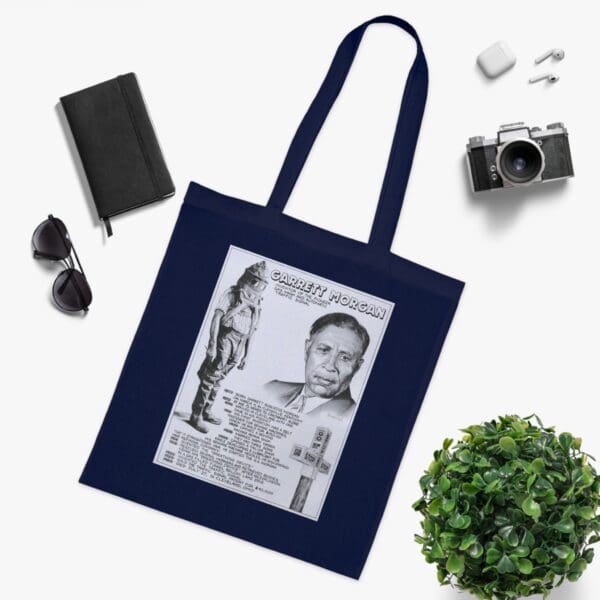 Cotton Canvas Tote Bag "Signal for Change – Carry Garrett Morgan’s Legacy" - Image 18