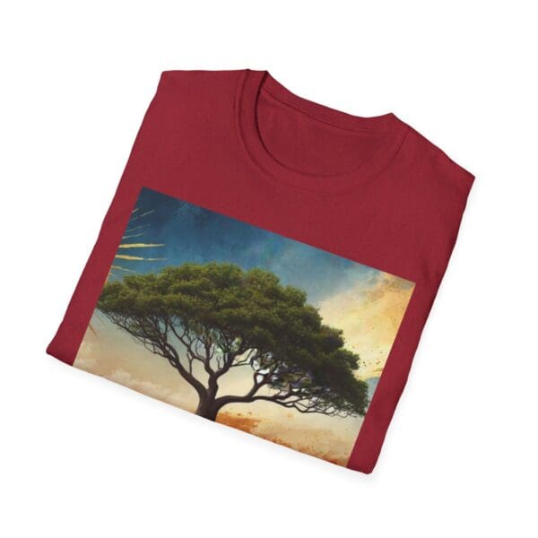 Unisex Softstyle T-Shirt with Inspirational Tree Design - Nature Lover Gift - Image 97