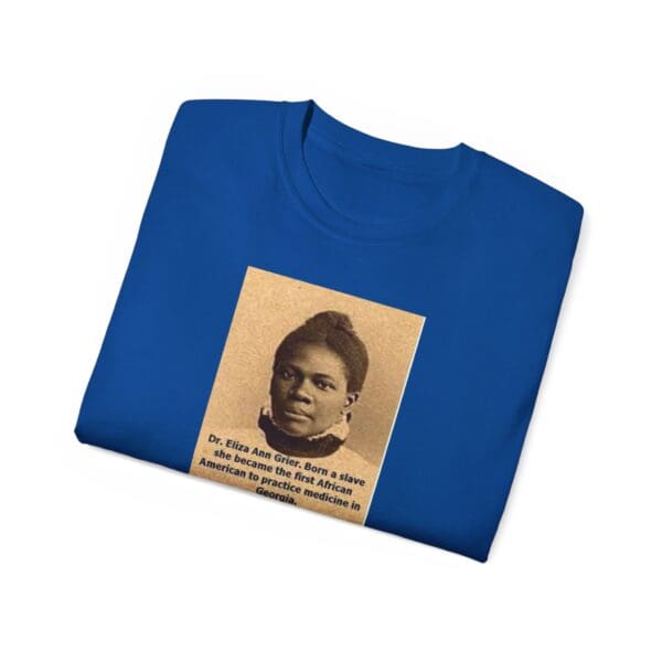 Unisex Ultra Cotton Tee "Dr. Eliza Ann Grier: From Cotton Fields to Medical Excellence." - Image 32