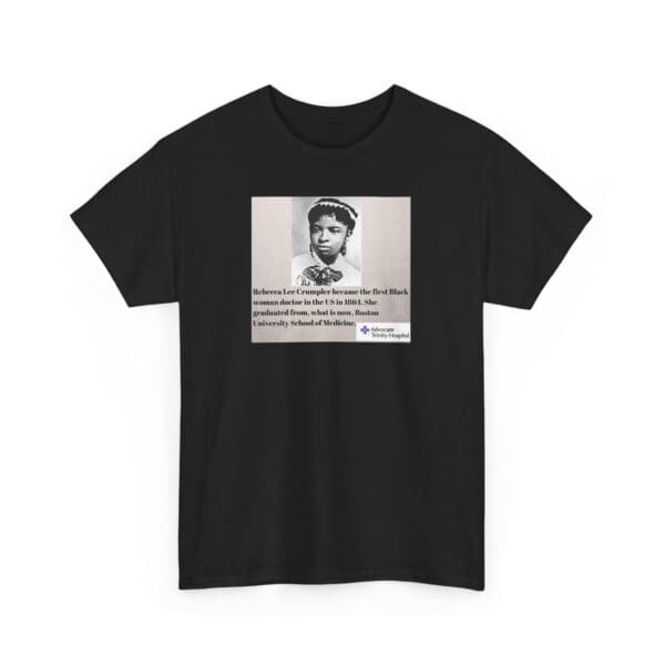 Unisex Heavy Cotton Tee "Rebecca Lee Crumpler: First Black Woman Doctor, Forever a Trailblazer." - Image 11