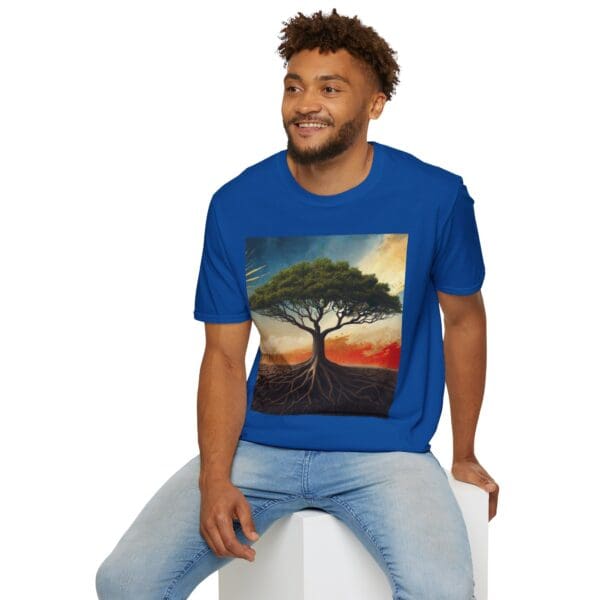 Unisex Softstyle T-Shirt with Inspirational Tree Design - Nature Lover Gift - Image 61