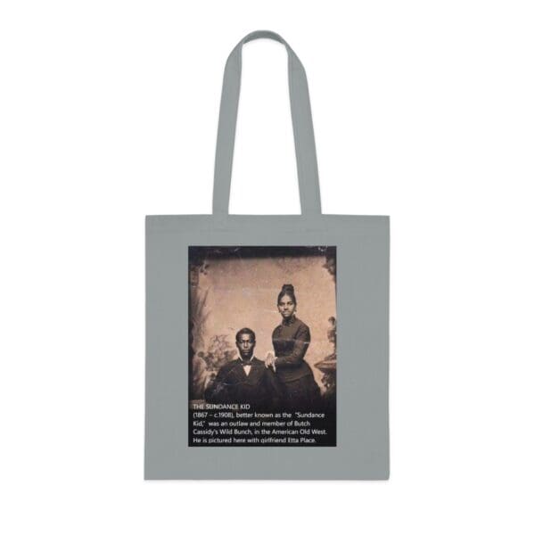 Cotton Canvas Tote Bag "Sundance Kid & Etta Place: Ride with Outlaw Legends!" - Image 4