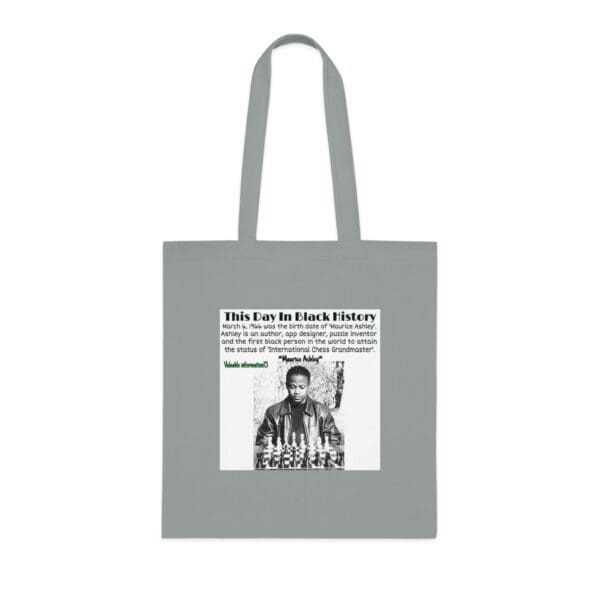 Cotton Canvas Tote Bag "Master Your Move – Carry Grandmaster Ashley’s Legacy" - Image 4