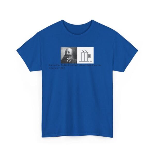 Unisex Heavy Cotton Tee "Alexander Miles: Elevating Innovation, One Step at a Time." - Image 54