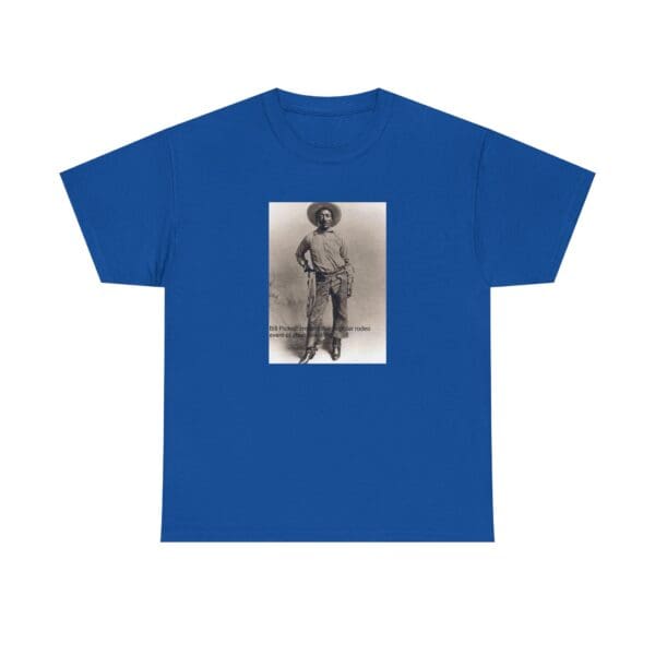 Unisex Heavy Cotton Tee "Bill Pickett: The Bulldogging Legend Lives On." - Image 37