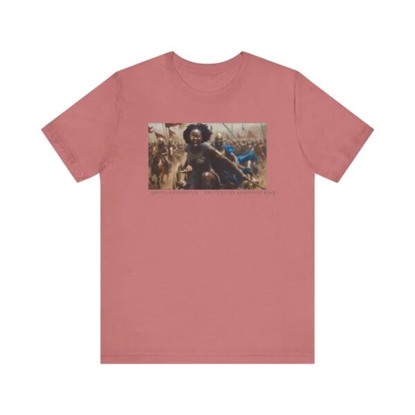 Unisex Jersey Short Sleeve Tee "Queen Amanirenas: The Warrior Who Defied Rome" - Image 5