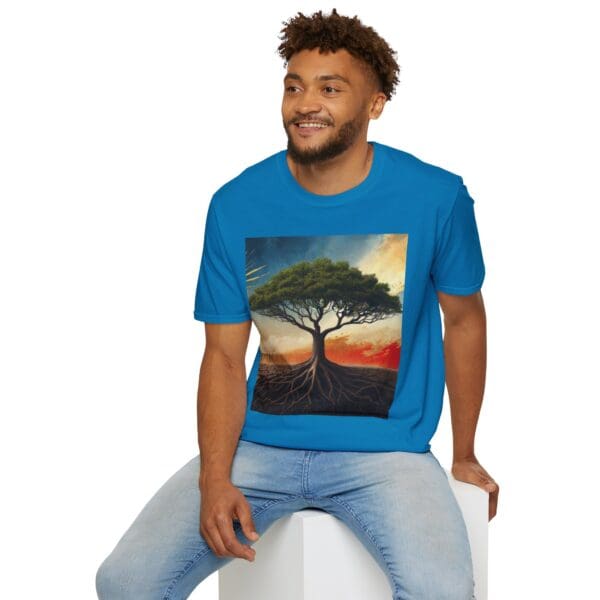 Unisex Softstyle T-Shirt with Inspirational Tree Design - Nature Lover Gift - Image 53