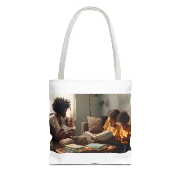 Tote Bag (AOP) “She Holds the Future. They Read the Past.” - Image 25