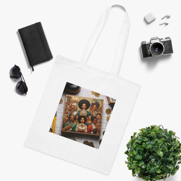 Cotton Canvas Tote Bag "A Vision of Strength—Wear Your Inspiration - Image 3