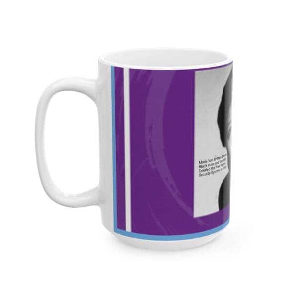 Ceramic Mug11oz 15oz "Marie Van Brittan Brown: Protecting Homes, Pioneering Innovation. - Image 7