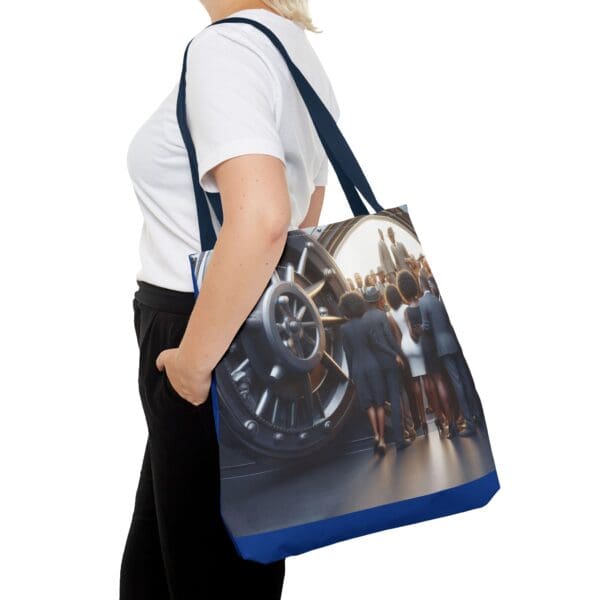 Tote Bag (AOP) "The vault opens. The stories remain." - Image 60