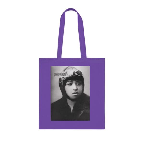 Cotton Canvas Tote Bag "Soar Boldly – Carry the Legacy of Bessie Coleman" - Image 22