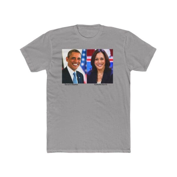 Unisex Cotton Crew Tee "First Black President, First Woman VP—A Legacy of Change"