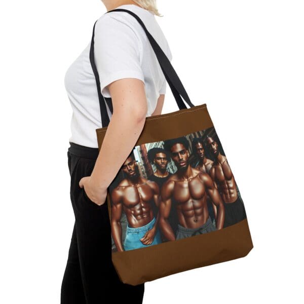 Tote Bag (AOP) "Strength in stance. Power in legacy." - Image 12
