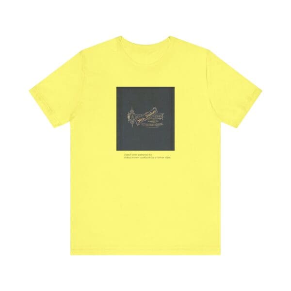 Unisex Jersey Short Sleeve Tee Wear the Legacy—Abby Fisher’s Culinary Genius Lives On." - Image 25