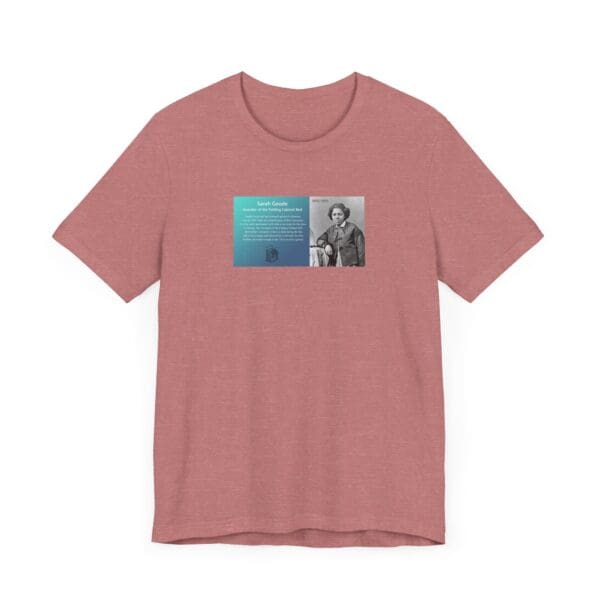 Unisex Jersey Short Sleeve Tee  "Sarah E. Goode: The Mind That Transformed Space" - Image 11