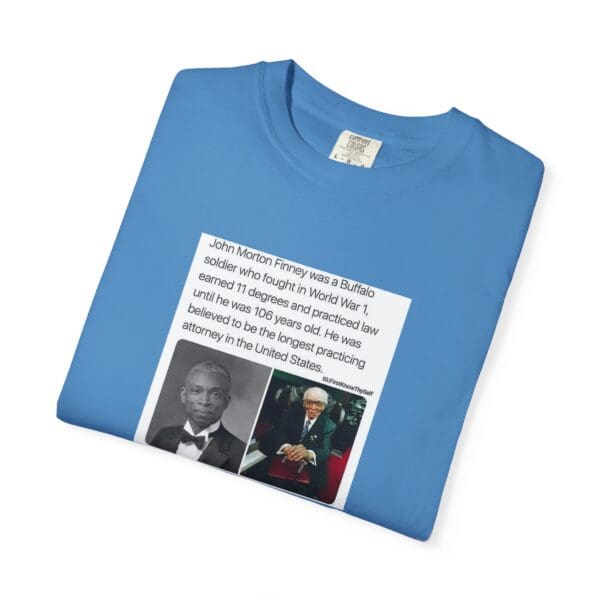 Unisex Garment-Dyed T-shirt "John Morton-Finney: Eleven Degrees, One Unbreakable Spirit." - Image 39