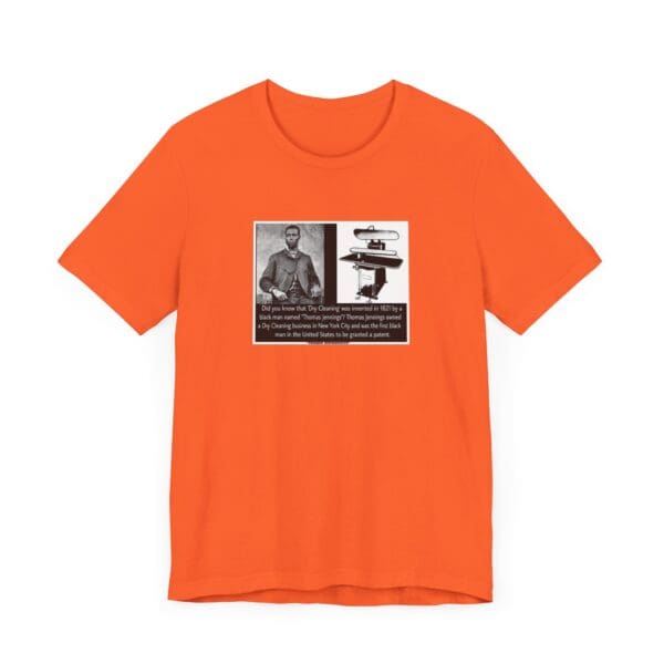 Unisex Jersey Short Sleeve Tee "Thomas L. Jennings: First Black Patent Holder, Forever a Trailblazer" - Image 7