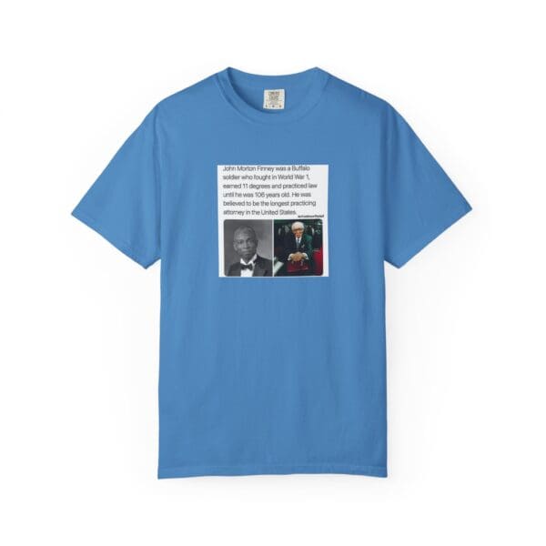 Unisex Garment-Dyed T-shirt "John Morton-Finney: Eleven Degrees, One Unbreakable Spirit." - Image 37