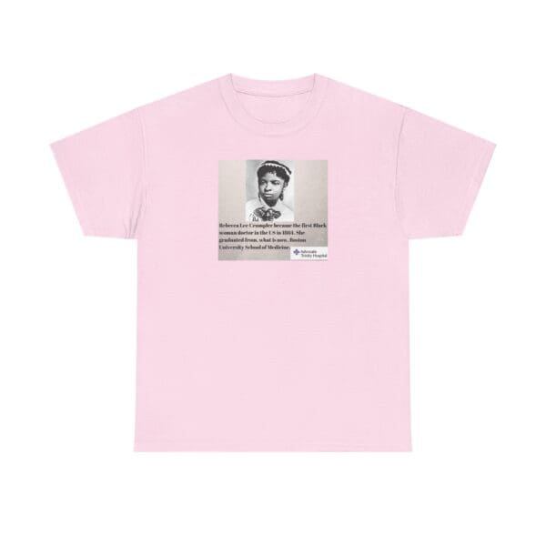 Unisex Heavy Cotton Tee "Rebecca Lee Crumpler: First Black Woman Doctor, Forever a Trailblazer." - Image 37