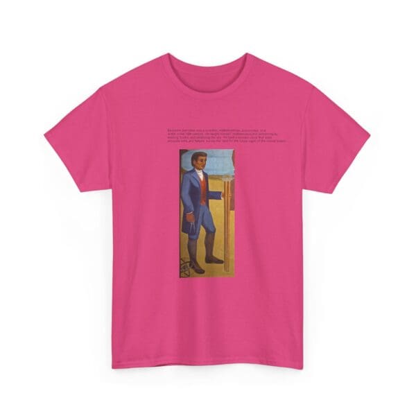Unisex Heavy Cotton Tee "Benjamin Banneker: Mathematician, Astronomer, Trailblazer." - Image 43