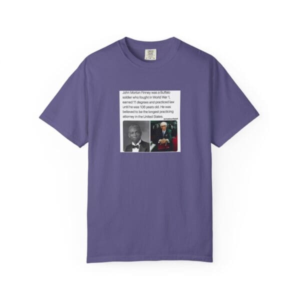 Unisex Garment-Dyed T-shirt "John Morton-Finney: Eleven Degrees, One Unbreakable Spirit." - Image 45