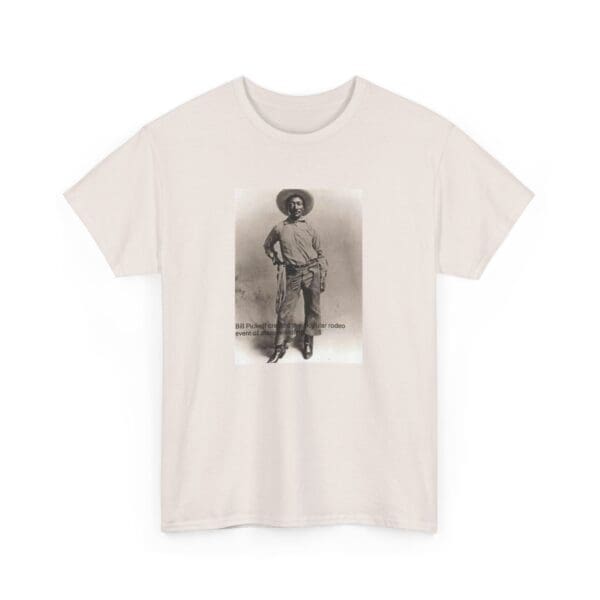 Unisex Heavy Cotton Tee "Bill Pickett: The Bulldogging Legend Lives On." - Image 15