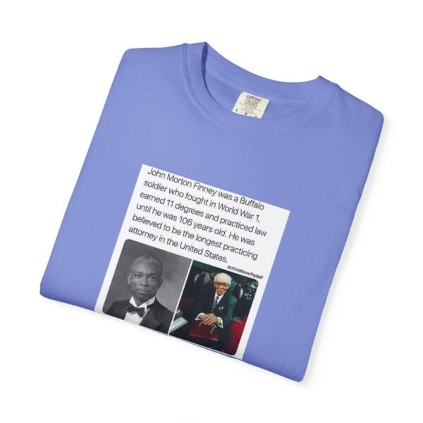 Unisex Garment-Dyed T-shirt "John Morton-Finney: Eleven Degrees, One Unbreakable Spirit." - Image 35
