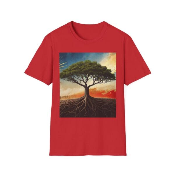 Unisex Softstyle T-Shirt with Inspirational Tree Design - Nature Lover Gift - Image 86