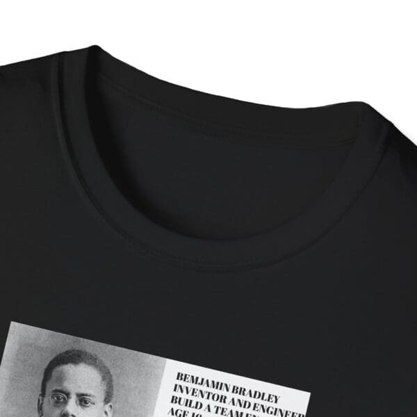 Unisex Softstyle T-Shirt "Benjamin Bradley: Steam Power, Genius, and Resilience." - Image 7