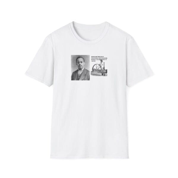Unisex Softstyle T-Shirt "Benjamin Bradley: Steam Power, Genius, and Resilience."
